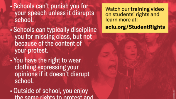 Students: Know Your Protest Rights!