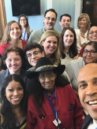 ACLU members meet with Sen Cory Booker