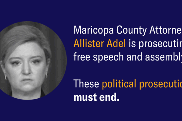 Political prosecutions must end