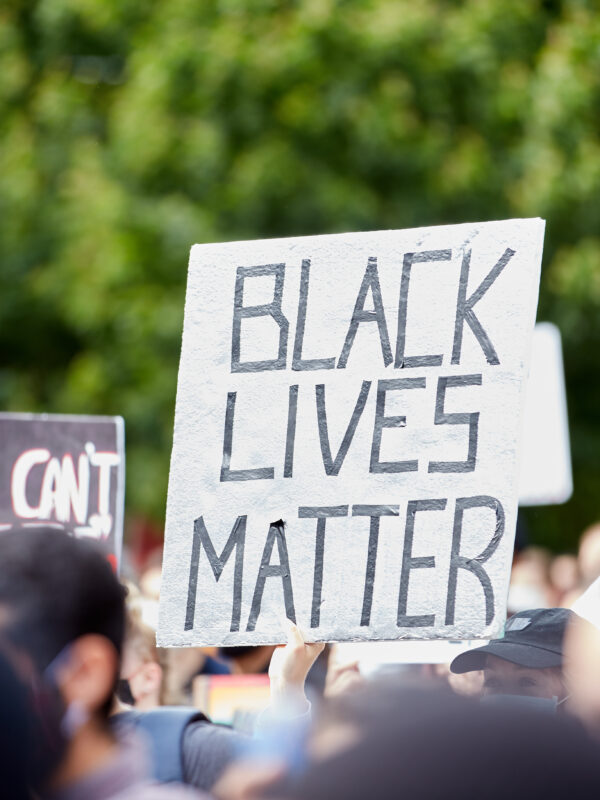 Black Lives Matter protest sign