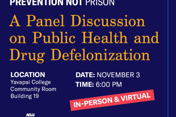 Prevention not Prison - Panel Discussion on Public Health and Drug Defelonization