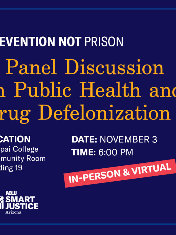 Prevention not Prison - Panel Discussion on Public Health and Drug Defelonization