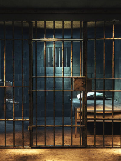 Dark jail cell