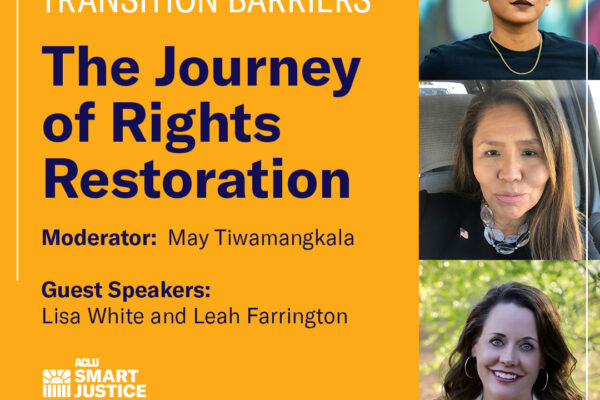 In Our Shoes: Transition Barriers - Rights Restoration