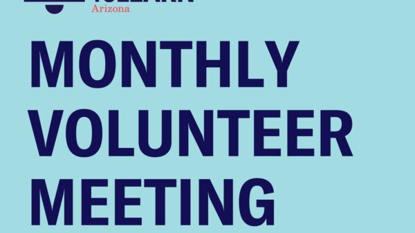 Monthly volunteer meeting