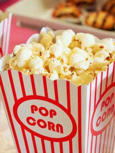 Boxes of popcorn