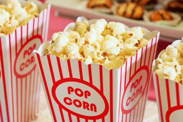 Boxes of popcorn