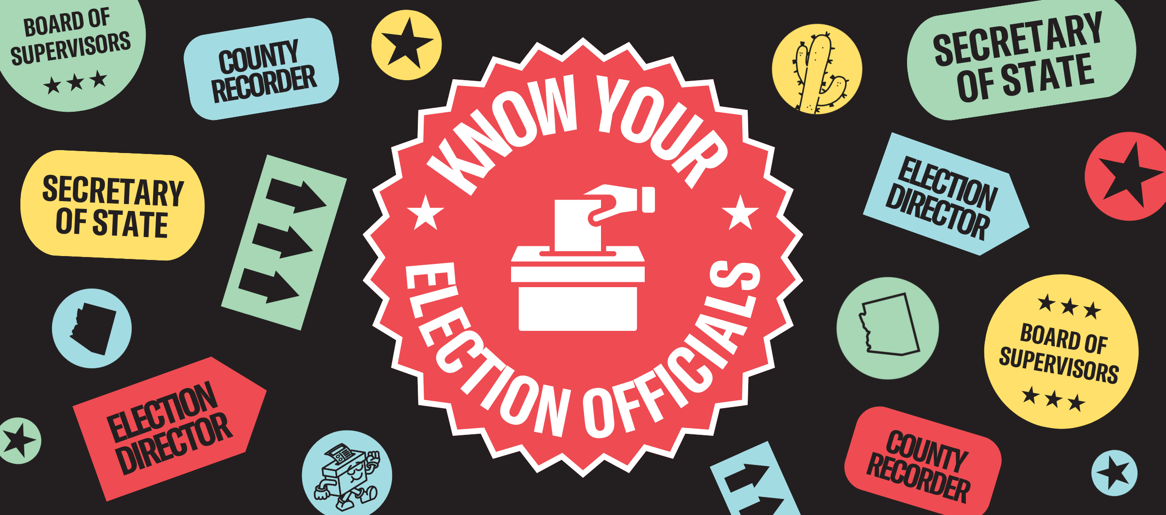 Know Your Election Officials: Secretary of State, Election Director, Board of Supervisors, County Recorder