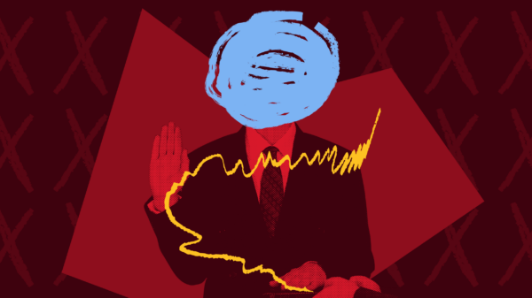 Header image showing abstract election related imagery