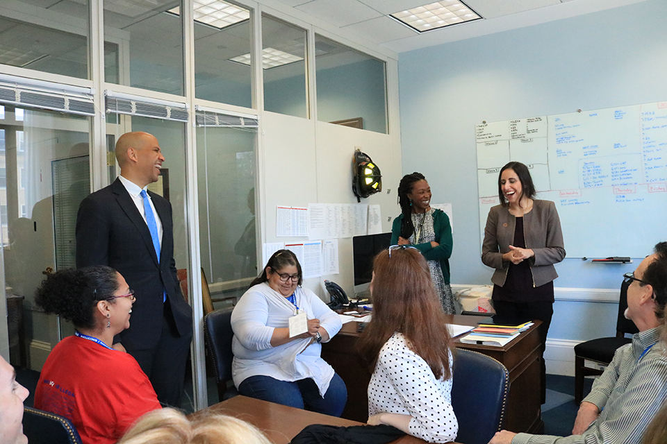 U.S. Senator Cory Booker Meets Members of the ACLU of Arizona U.S. Senator Cory Booker Meets Members of the ACLU of Arizona