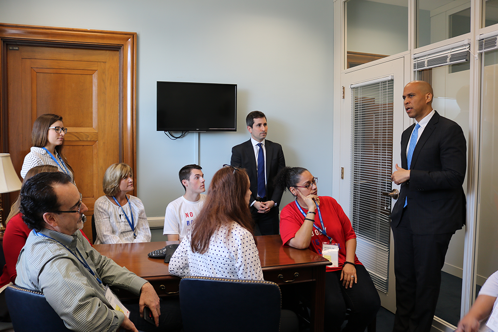 U.S. Senator Cory Booker Meets Members of the ACLU of Arizona U.S. Senator Cory Booker Meets Members of the ACLU of Arizona