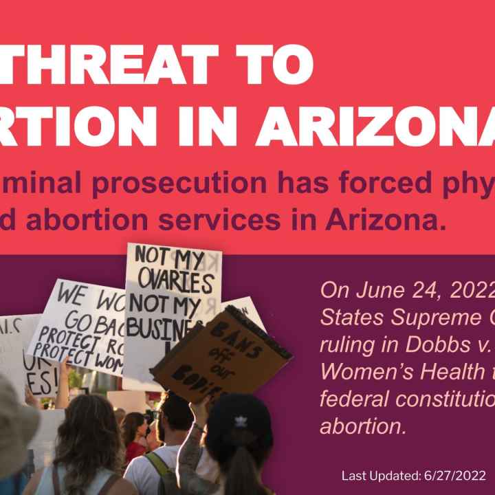 Threat to Abortion in Arizona Cover